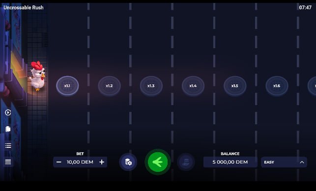 A look at uncrossable rush demo